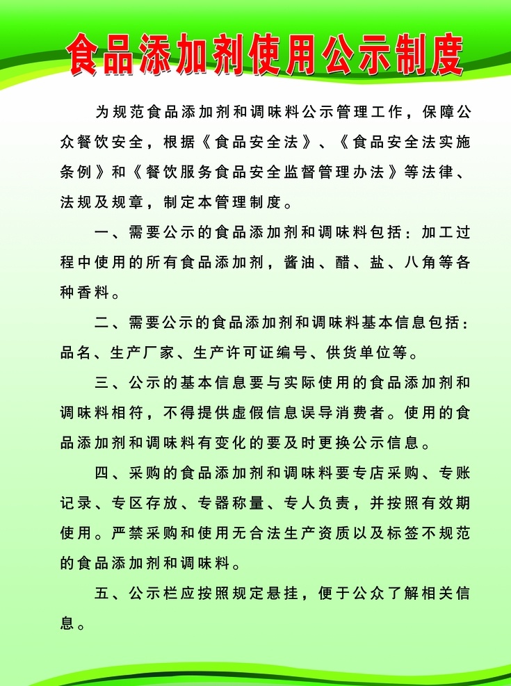 食品添加剂 食堂 管理 制度 疫情 防控 抗疫 新冠 病毒 学校 七步 洗手 口罩 禁止 入内 预防 消毒 餐具 清洗 公共 卫生 报告 晨 午 晚 检 生活百科 学习用品