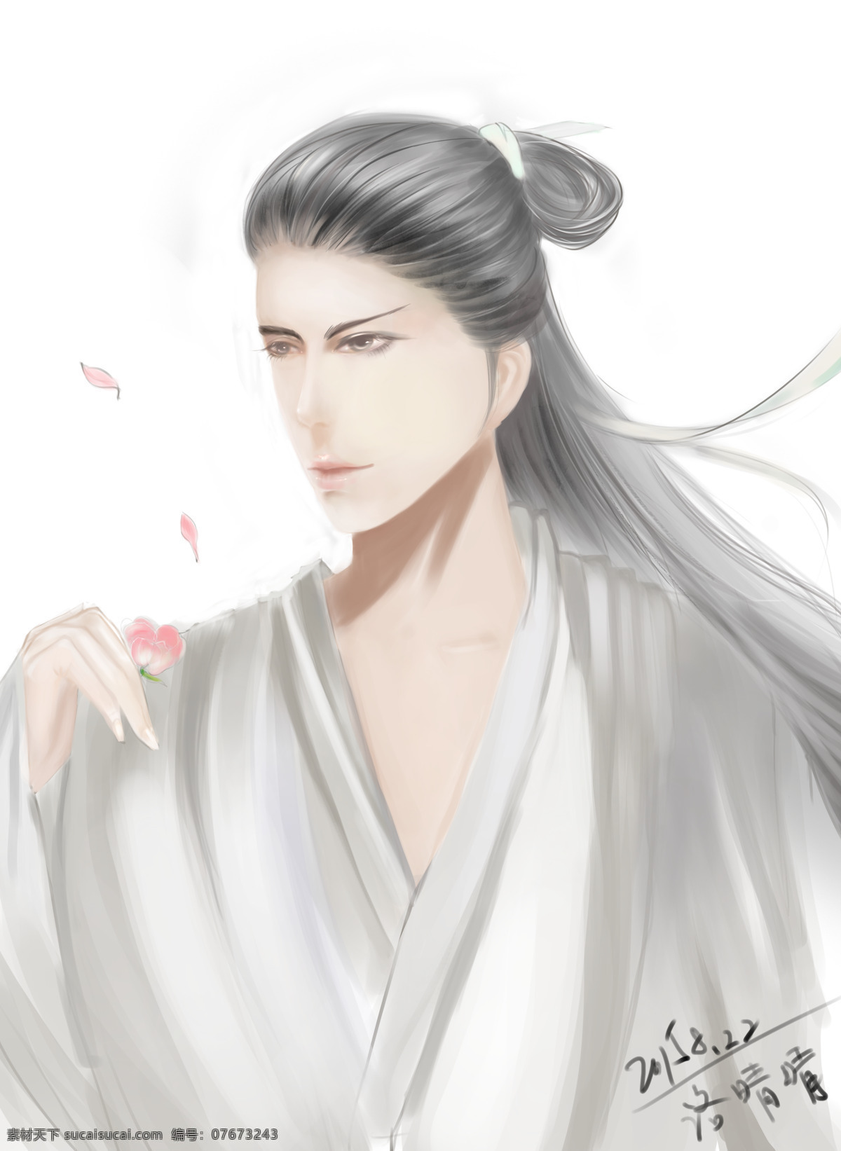 花千骨 白子画 长留上仙 长留 长留掌门 文化艺术 绘画书法 白色