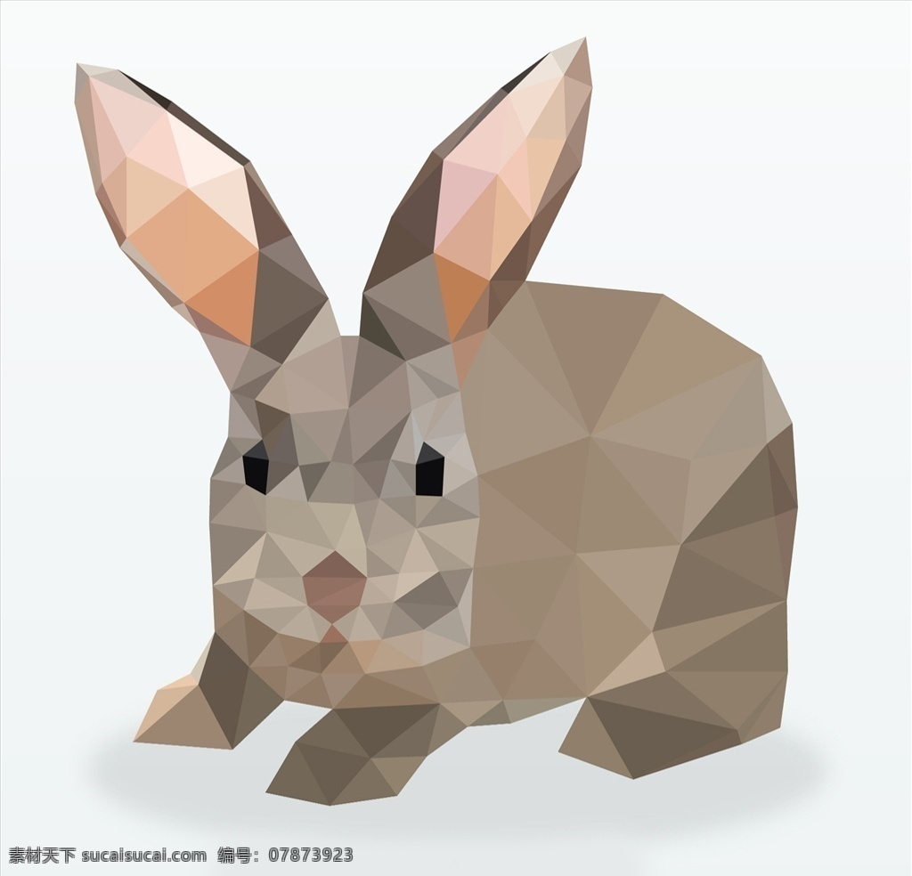几何兔 设计元素 失量图动物 动物失量图 插画素材 兔子 唯美动物 动物时尚 几何动物 几何 时尚动物 时尚剪影 卡通设计