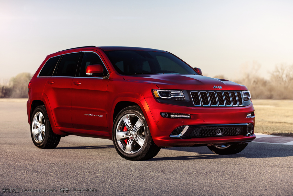 suv 豪车 吉普 交通工具 汽车 世界名车 现代科技 2014jeepgrandcherokeesrt 越野车 大切诺基 运动版 豪华车 红色款 节日素材