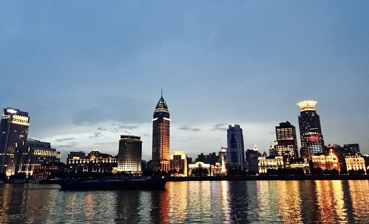 上海外滩夜景 上海 外滩 夜景 黄浦江 上海外滩 旅游摄影 国内旅游