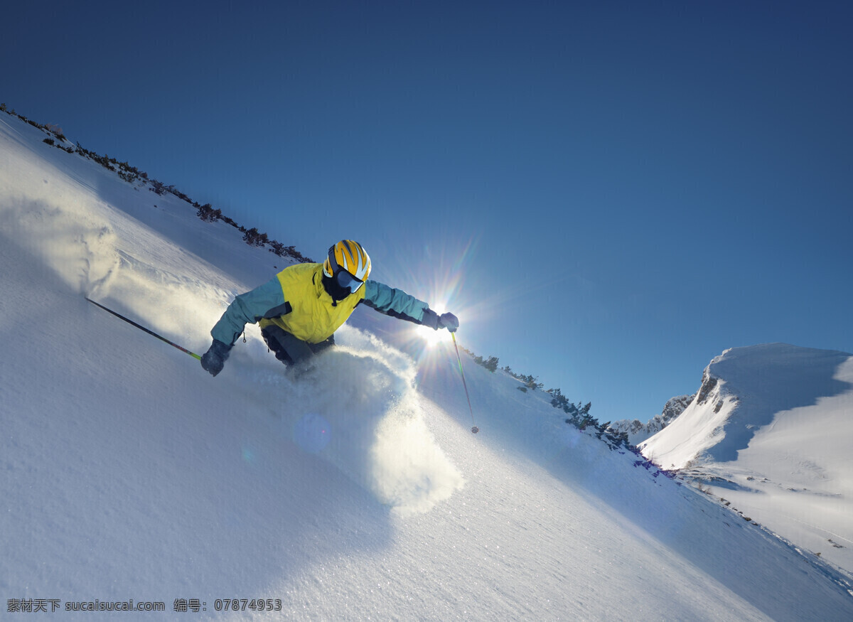 滑雪 男性 运动员 雪地运动 雪山 雪橇 体育运动 滑雪运动员 滑雪图片 生活百科