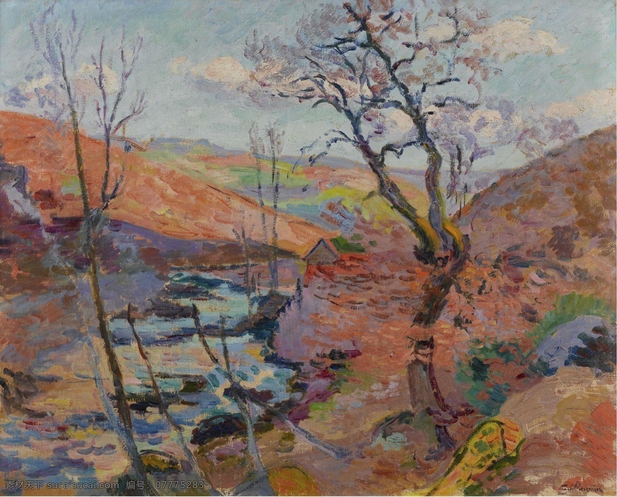 壁画 草原 大树 风景 河流 绘画书法 精品 景观 荒原 荒野 枯树 小溪 小河 森林 田野 农田 野外 青草 自然 美景 景色 绿色 树木 绿树 油画 欧洲油画 珍藏 馆藏 装饰画 美术 精美油画 名画 名作 艺术品 欧式绘画 文化艺术 大师作品 美术作品 油画绘画 装饰素材