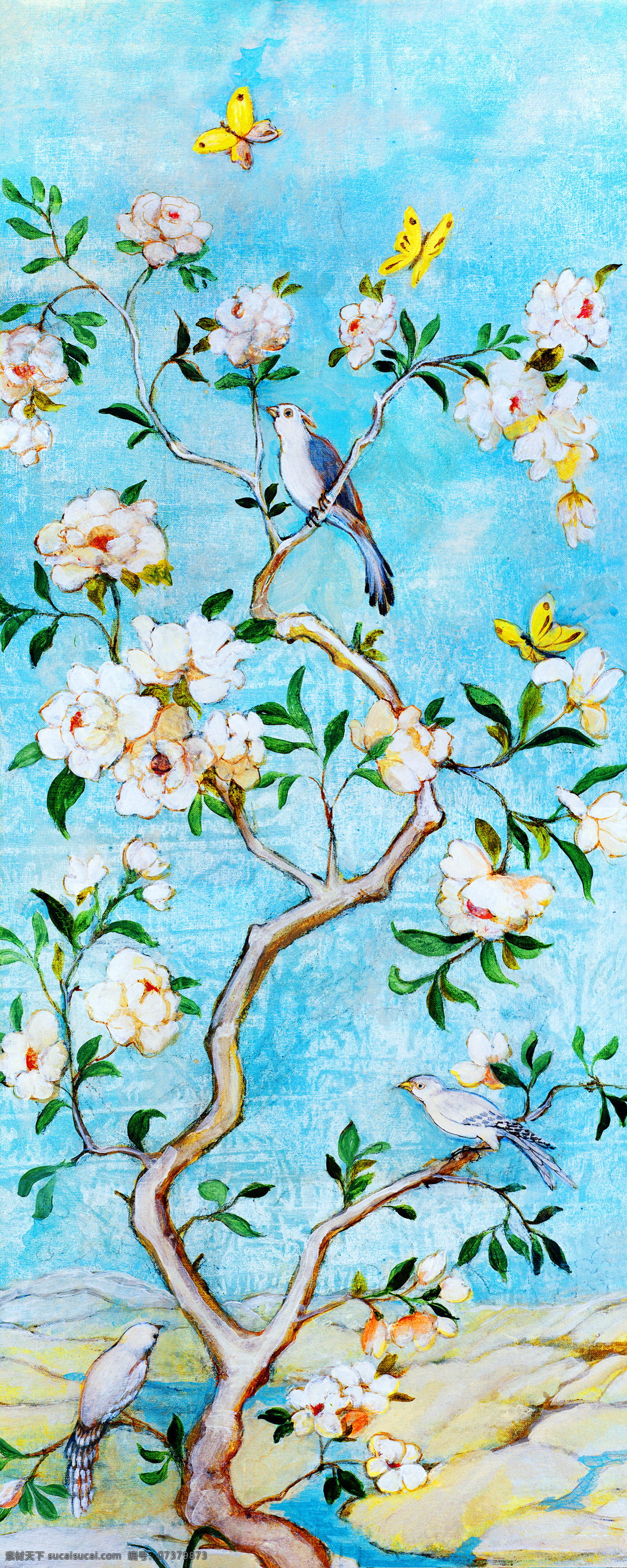 花鸟油画 花卉 油画 装饰画 壁画 插画 花 油画专辑 文化艺术 绘画书法