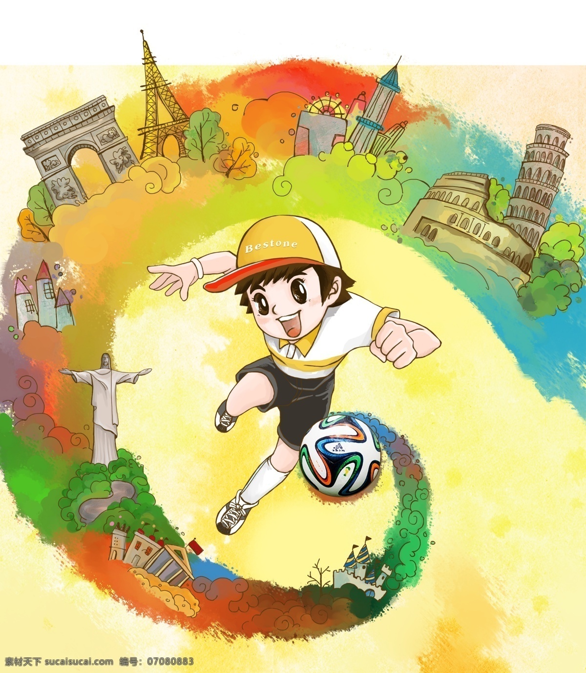 分层 巴西 插画 德国 法国 世界杯 漩涡 意大利 强国 汇总 模板下载 源文件 矢量图 日常生活