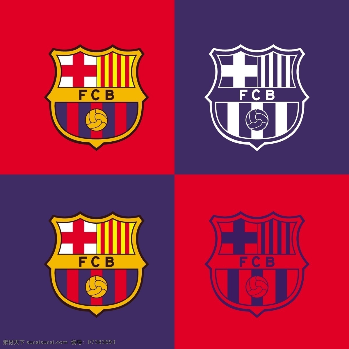 巴塞罗那 足球 标志 巴萨 皇马 西班牙 国家德比 欧冠 梅西 msn 内马尔 世界杯 欧洲超级杯 足球标志 logo设计
