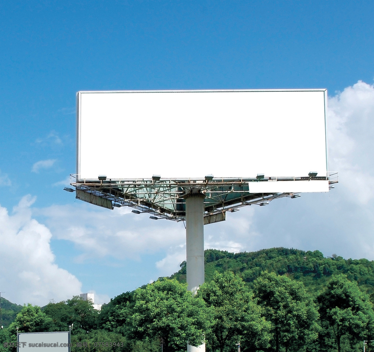 空白广告牌 大型广告牌 柱形广告牌 广告牌 户外广告牌 广告牌背景 建筑园林