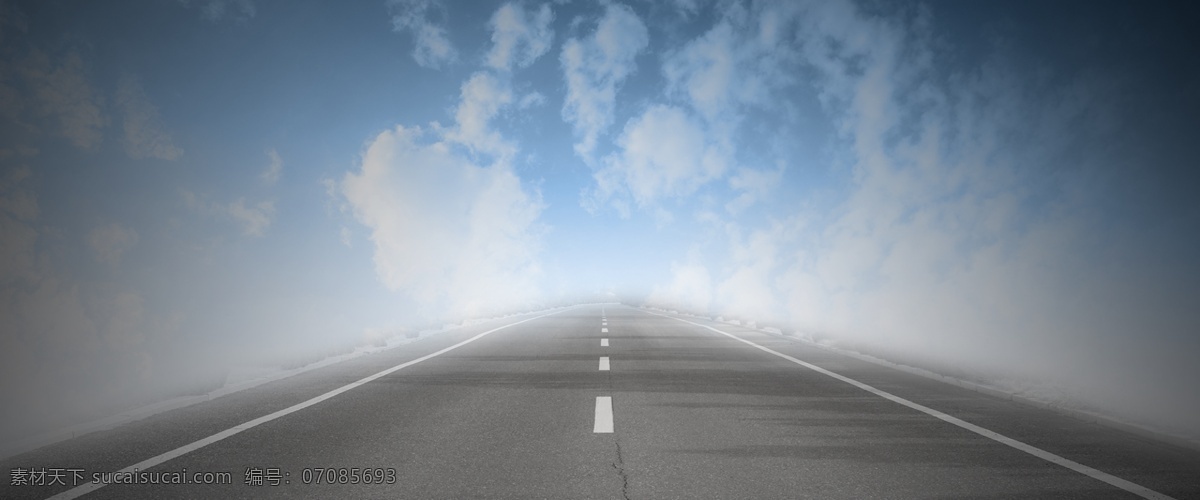 简约 大气 商务 创新 合成 公路 背景 海报 创意合成公路 创意合成 商务背景 天空 合成公路