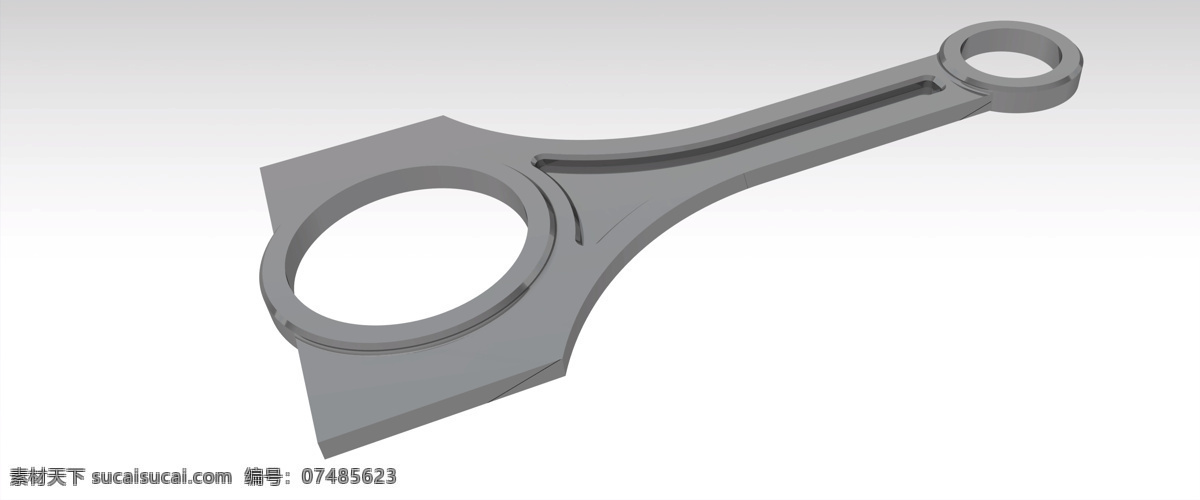 活塞杆 汽车 航空航天 3d模型素材 建筑模型