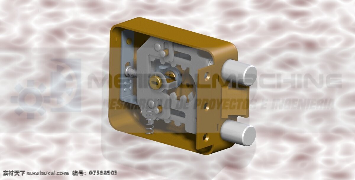 门 锁定 机构 固体 边缘 metallmachine 3d模型素材 室内场景模型