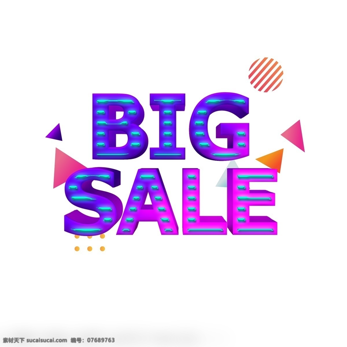 炫 酷 风 sale 促销 打折 元素 紫色 蓝色 大气 标题 big 电商 活动 气氛 节日 装饰 渐变