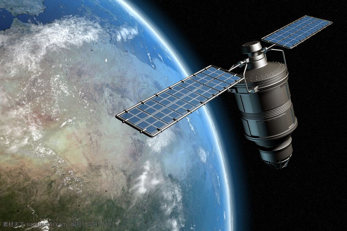逼真 3d 卫星 地球 gps 定位 高科技 军事 军事武器 科学 研究 现代科技 矢量图