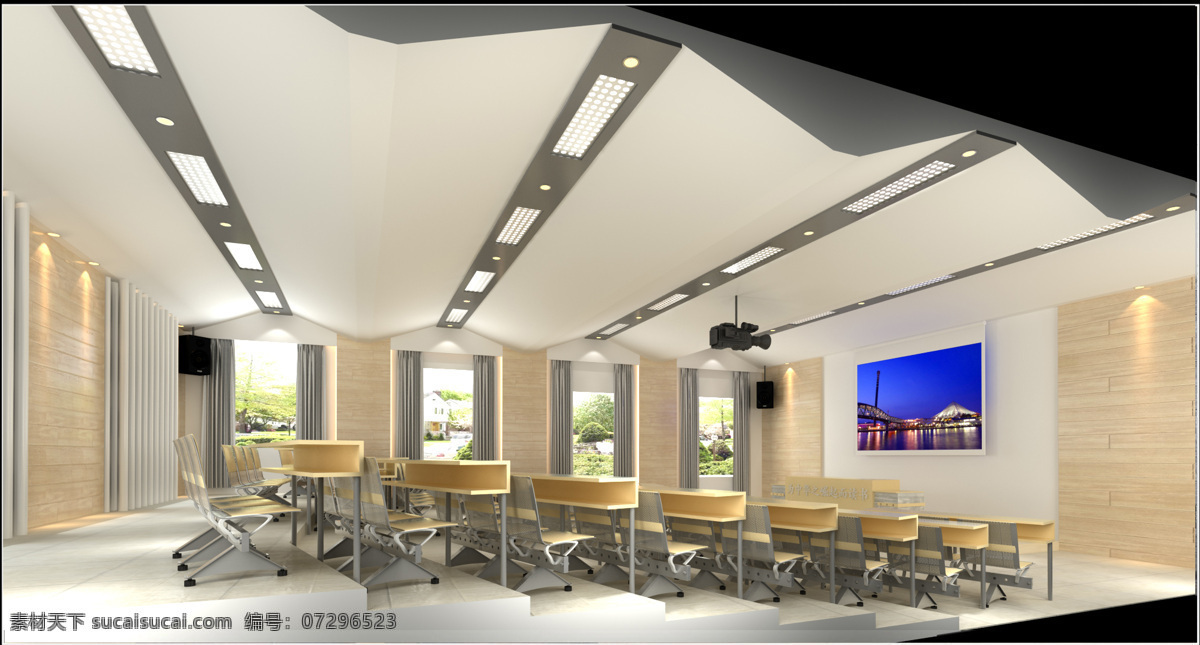阶梯教室 报告厅 学校 室内设计 建筑设计 环境设计
