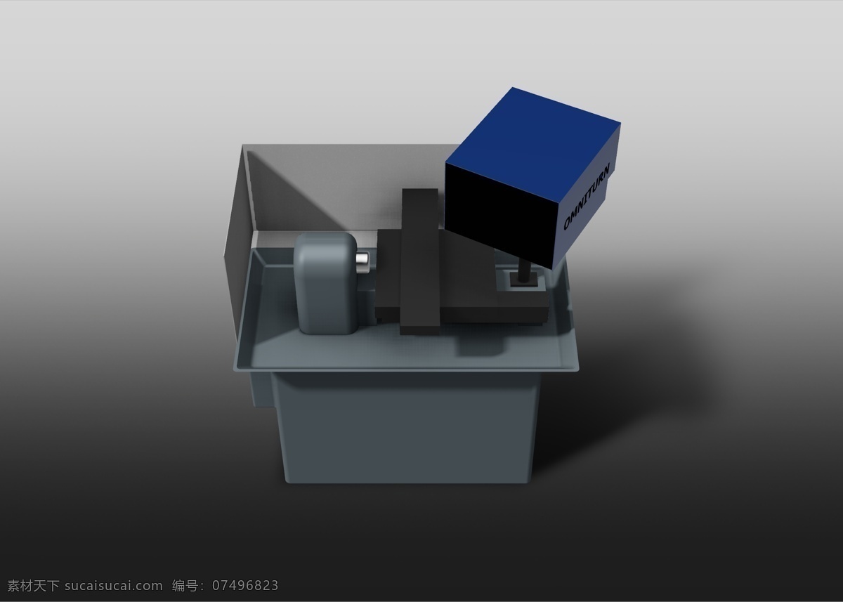 omniturn 数控机床 工业设计 机械设计 杂项 3d模型素材 建筑模型