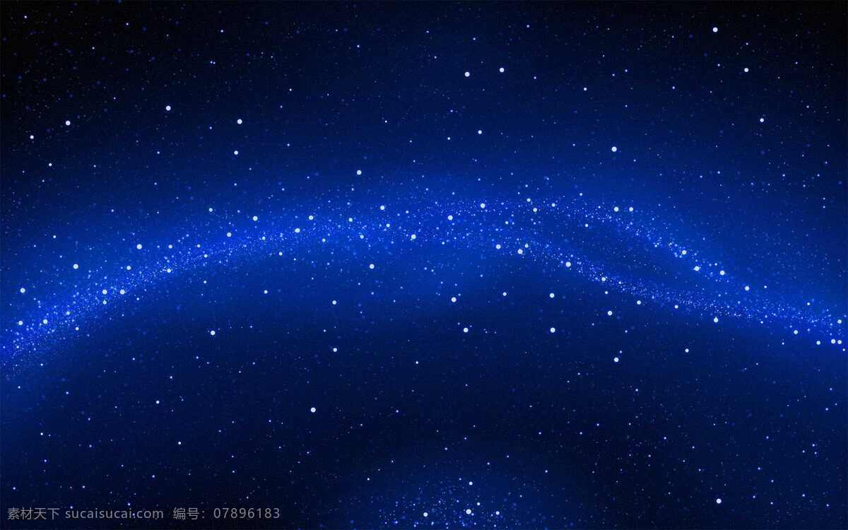 宝蓝色星空 宝蓝色 星空 太空 星河 自然景观