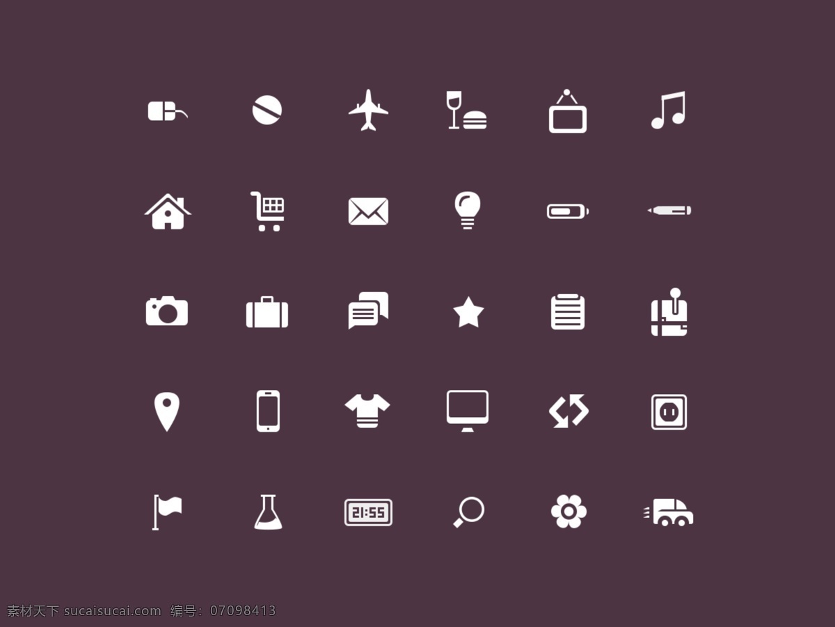 白色 web 矢量 图标 网页 icon 网页icon icon设计 图标设计 网页图标 icon图标 图标icon 飞机图标 地址 音乐图标 相机图标
