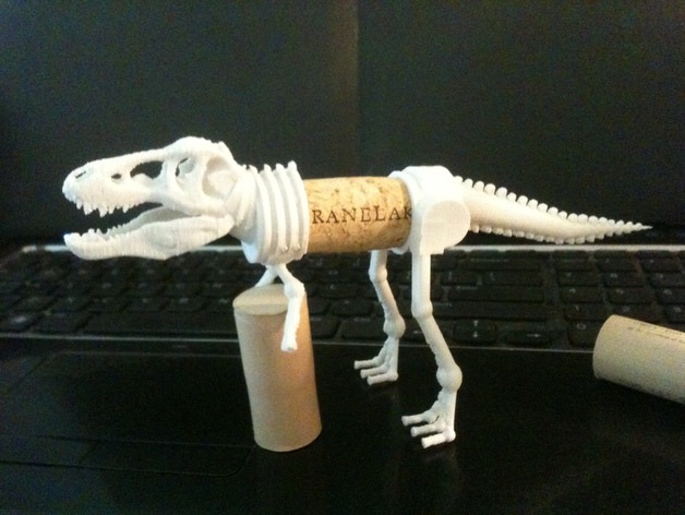 corkasaurus 雷克斯 t 混 音 恐龙 玩具 3d打印模型 生活用品模型 软木 interactve trexremix 暴龙