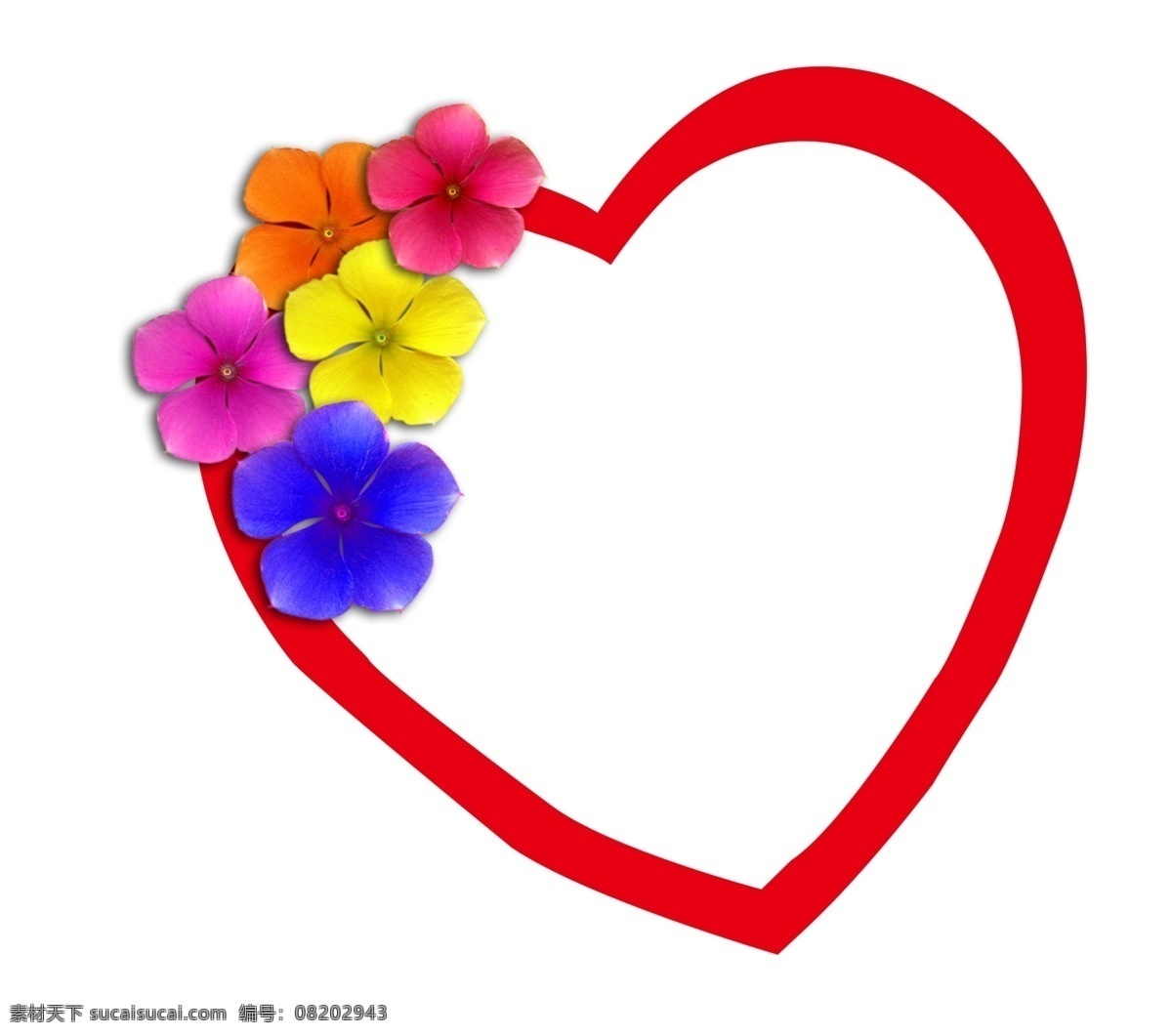 红色 花朵 心形 爱情 红心 花 花纹 节日素材 情人节 红色花朵心形 psd源文件