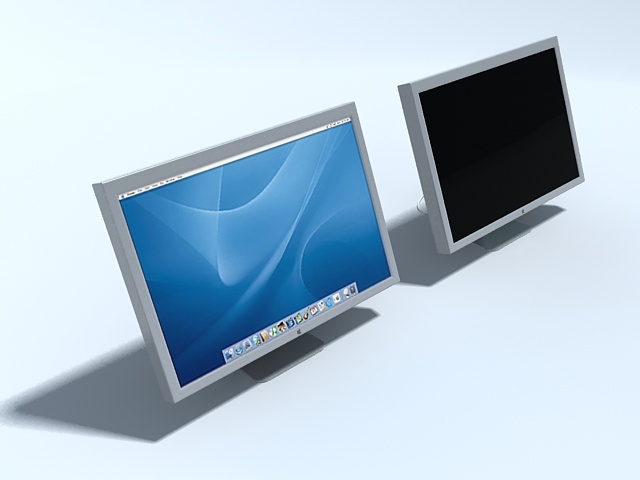apple23 monitor apple 苹果产品 苹果数码 显示器 监视器 3d模型素材 电器模型