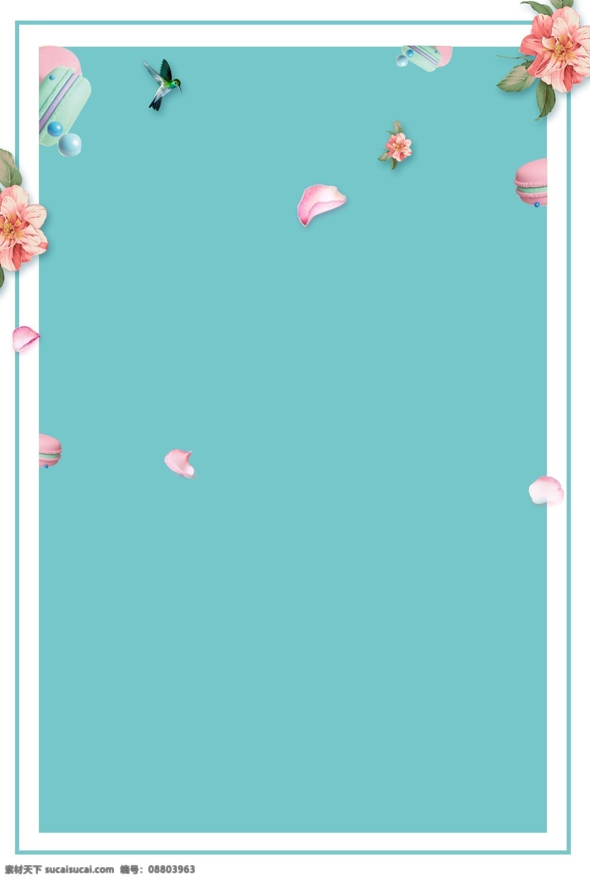 清新 夏日 分层 banner 清新夏日 简约 蓝色 盛夏 夏日小清新 创意合成