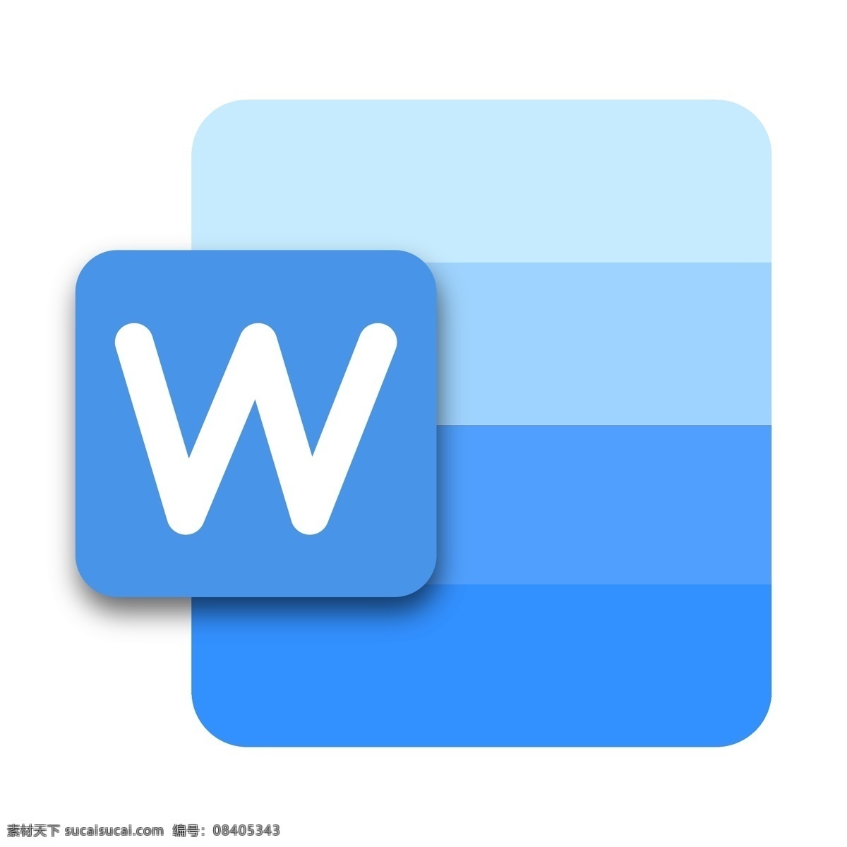 蓝色 office 2019 办公软件 图标 logo office2019 办公软件图标 office2019logo word 文档