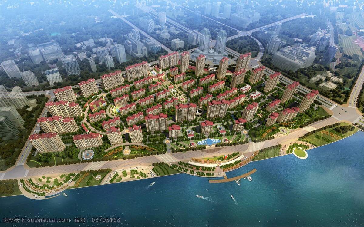 小区 鸟瞰图 房屋 高楼 规划 环境设计 建筑 建筑设计 景观 楼盘 小区鸟瞰图 住宅 绿化 沿河 矢量图 建筑家居