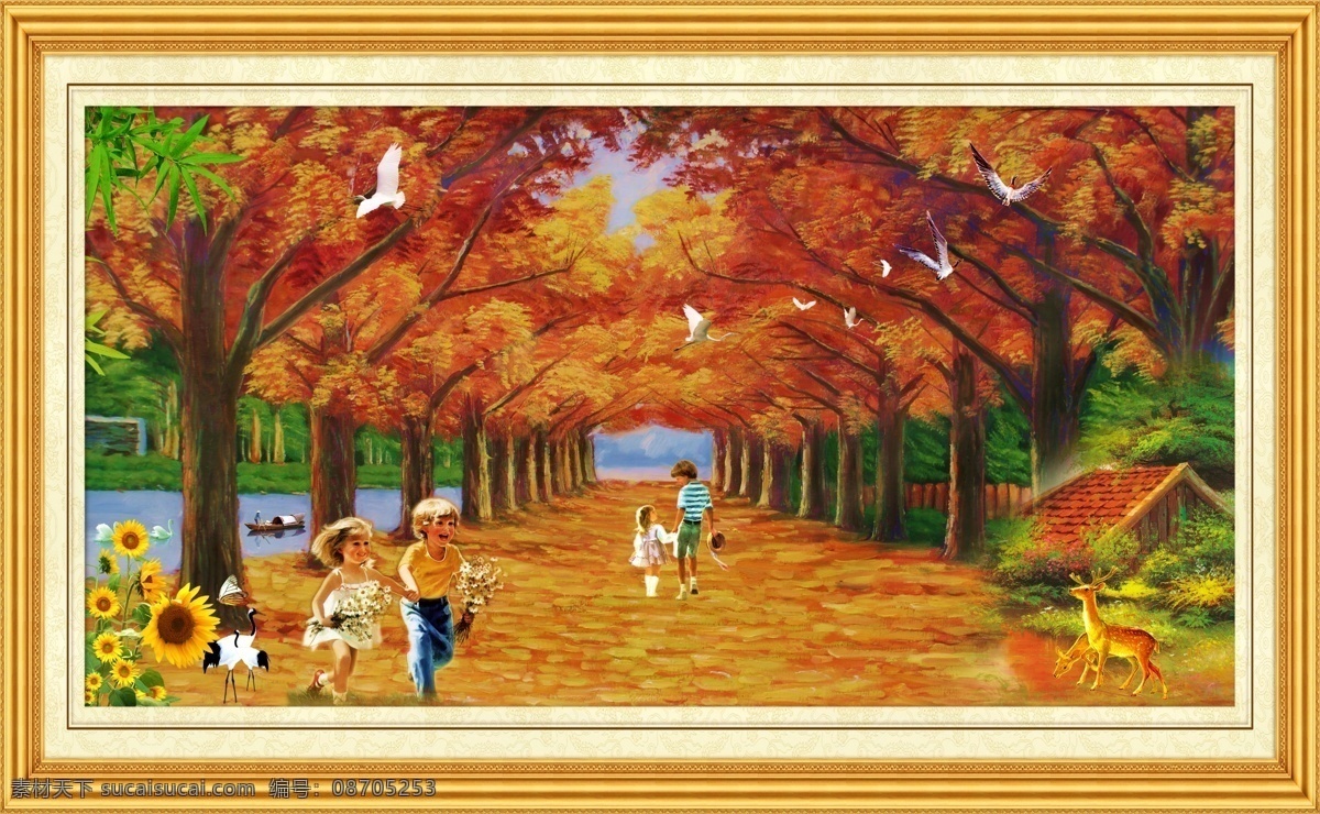 山水画 中堂画 油画 壁画 瀑布 山水风景 瀑布风景 山水 风景画 自然风景 风景 客厅画 大厅画 风水画 家居装饰画 室内装饰画 室内装饰 休闲场所装饰 画框 相框 镜框 边框 山水挂画 山水壁挂 挂画 渔船 墙画 年画 飞鸟 葵花 油画小孩 枫叶 金秋 男孩 女孩 鹿 中堂壁画 分层 源文件