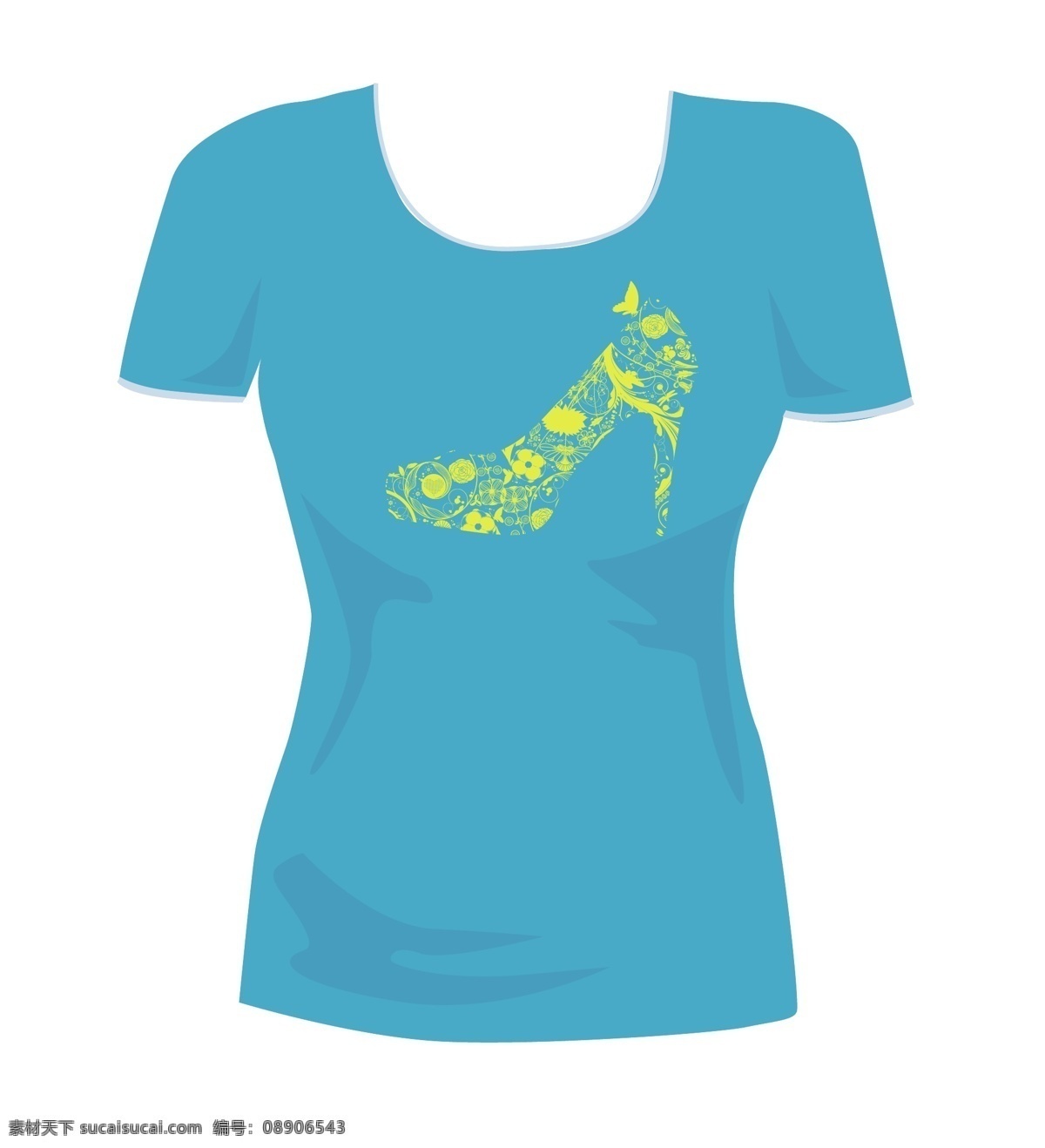 女装 短袖 tshirt 文化衫 服装设计 矢量 其他服装素材