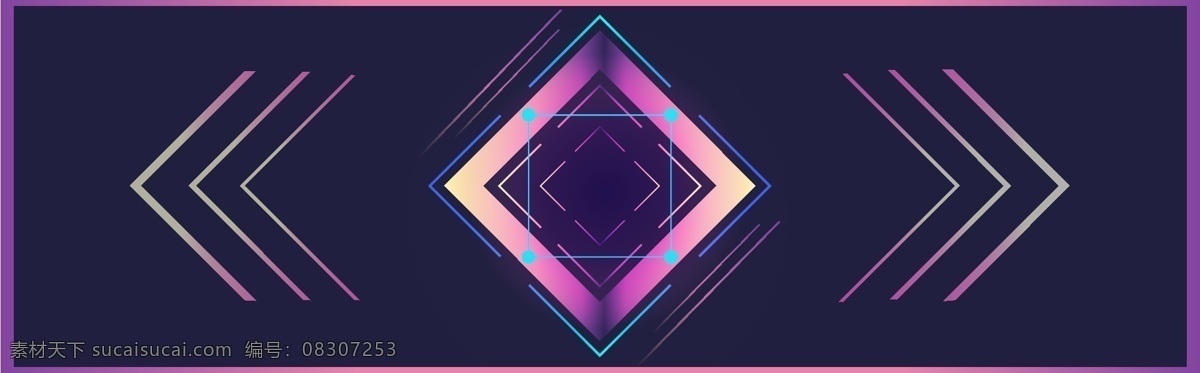 黑色 高大 上 科技 炫 酷 banner 海报 红色 渐变 炫酷 高大上 几何 金融