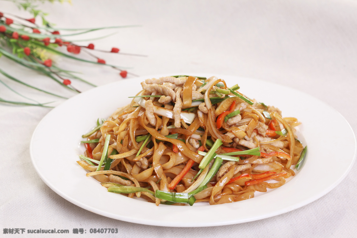 干炒河粉 面食 面点 点心 小吃 主食 菜品图 餐饮美食 传统美食