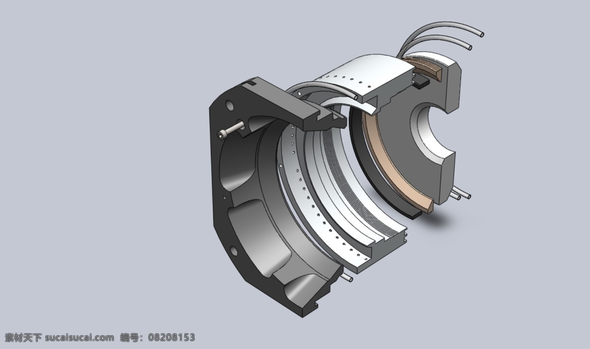 tarugo coquilha extrusao 铝业公司 3d模型素材 电器模型