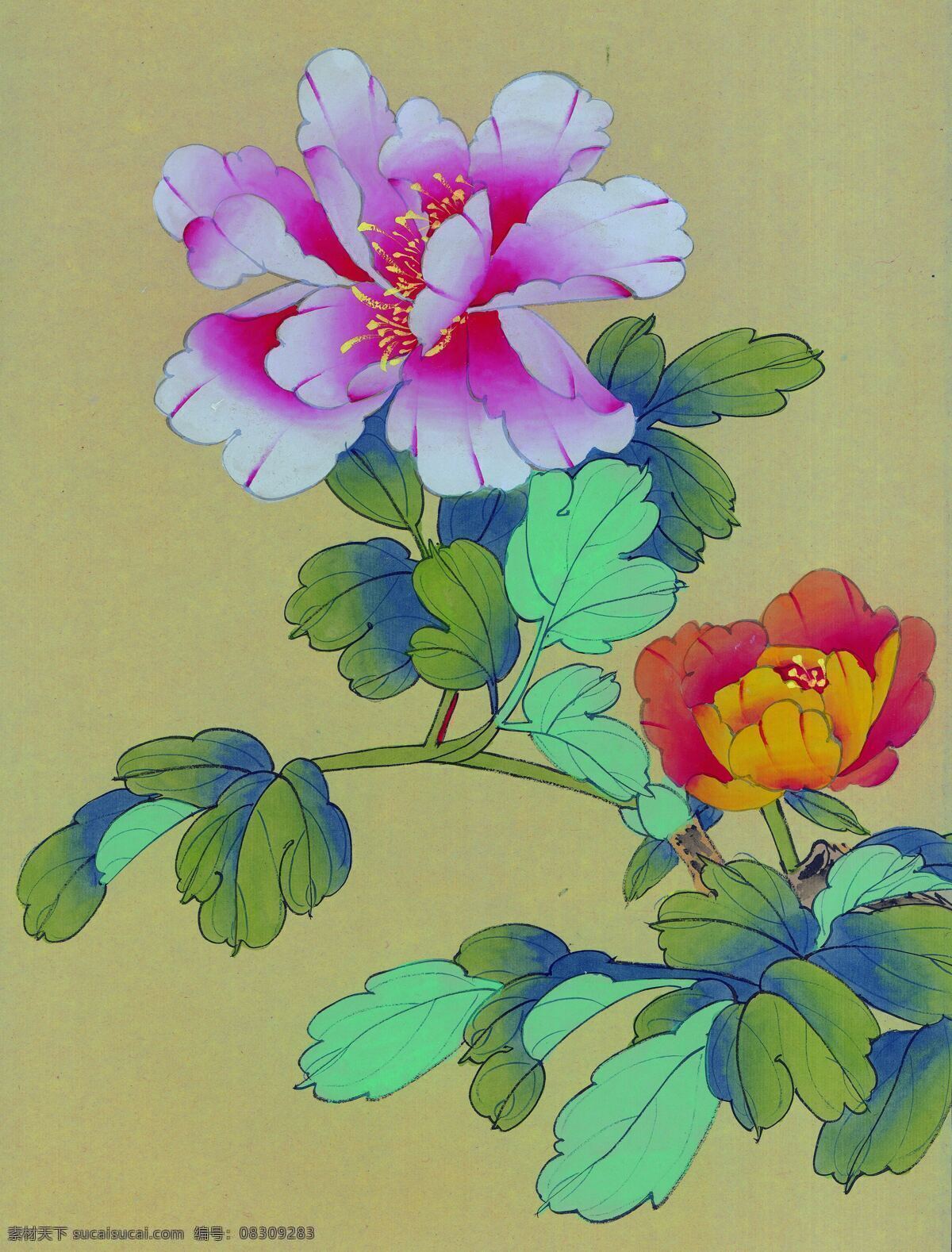 国画免费下载 古典 国画 蝴蝶 花 精品 山水画 水墨画 水仙 文化艺术