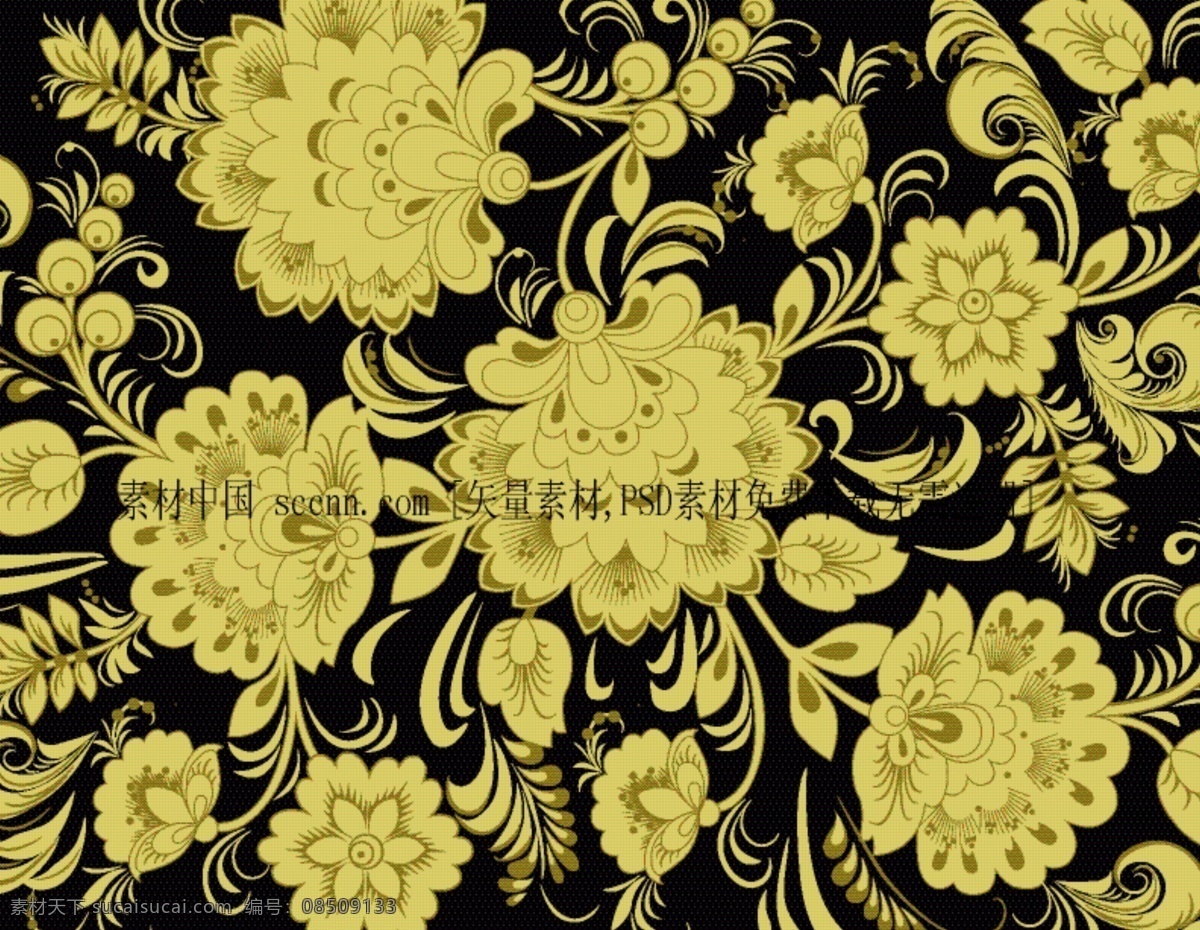 矢量 古典 对角 花纹 装饰 古典花纹 黑色
