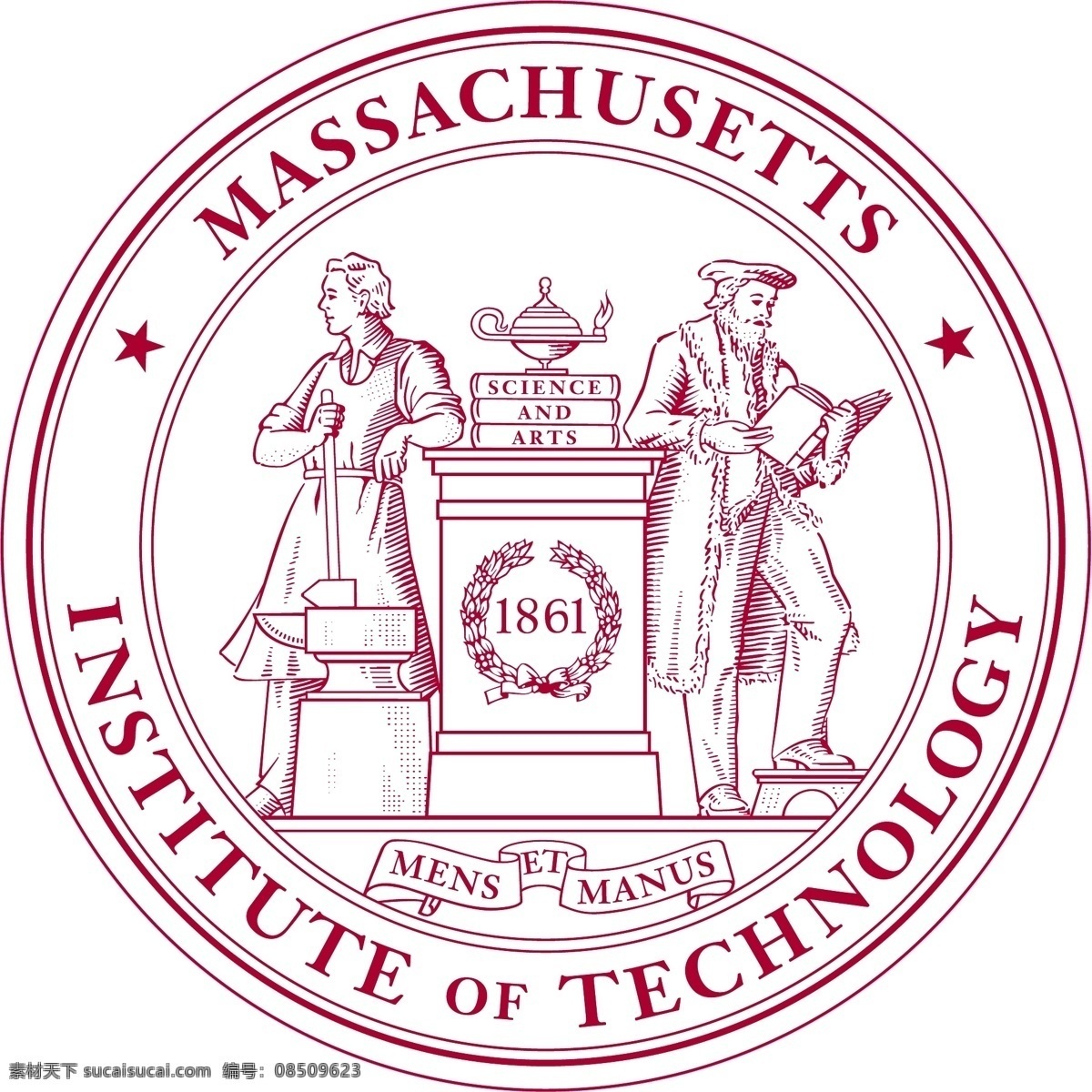 麻省理工大学 logo 矢量 学校logo 国外大学 优质logo 标志图标 其他图标