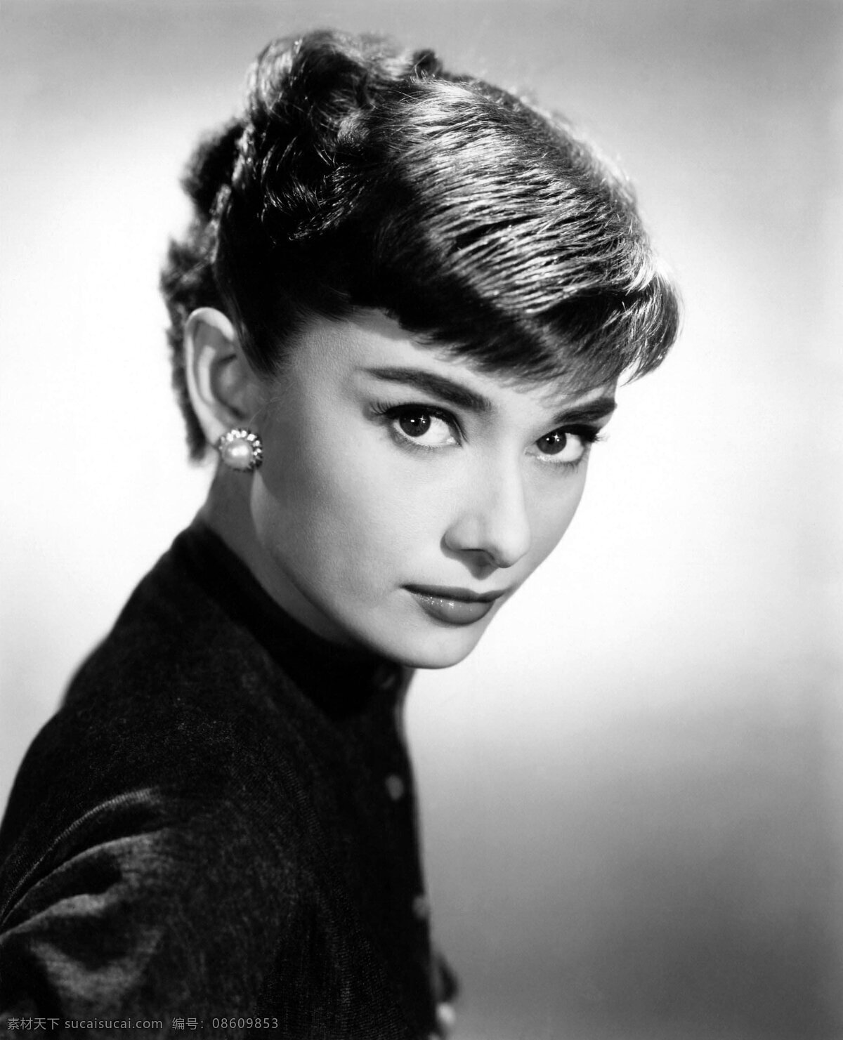 奥黛丽 赫本 黑白 照片 audrey hepburn 英国 电影演员 美女 明星 经典 老照片 特辑 人物图库 明星偶像