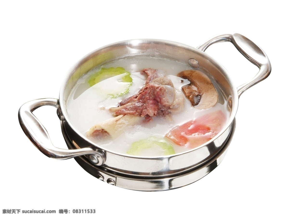 火锅 节日 团圆 清 汤锅 食物 餐饮 大 骨头 海底捞 开心 清汤锅