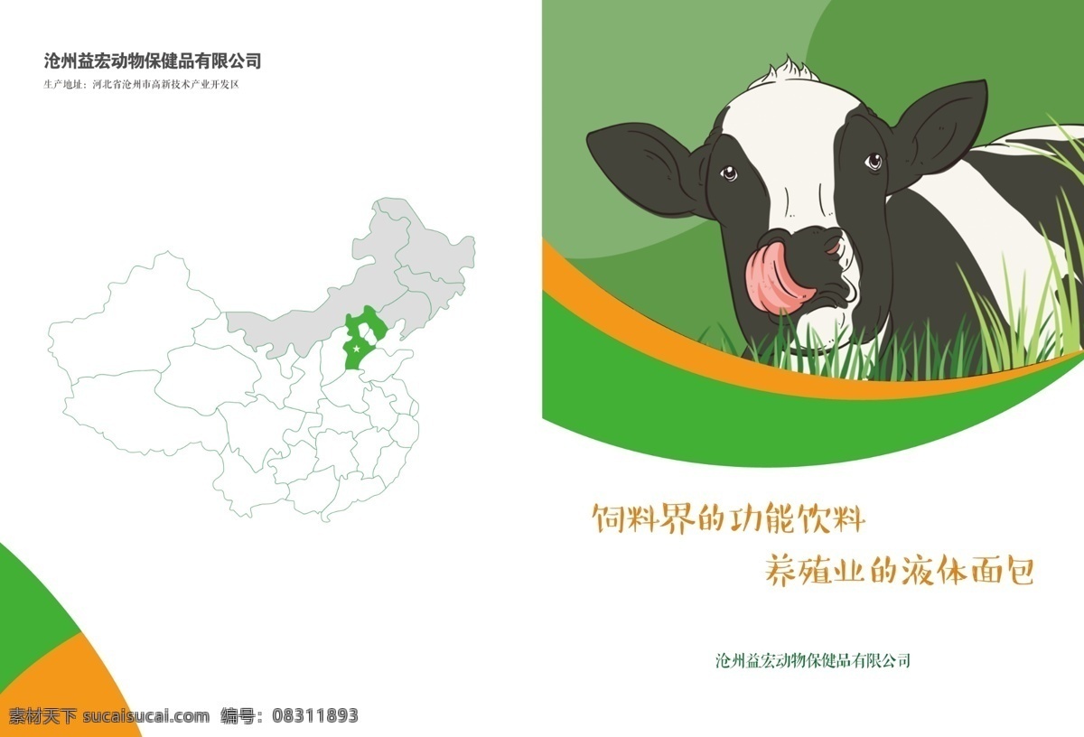 饲料保健品 饲料 保健品 添加剂 奶牛 宣传册