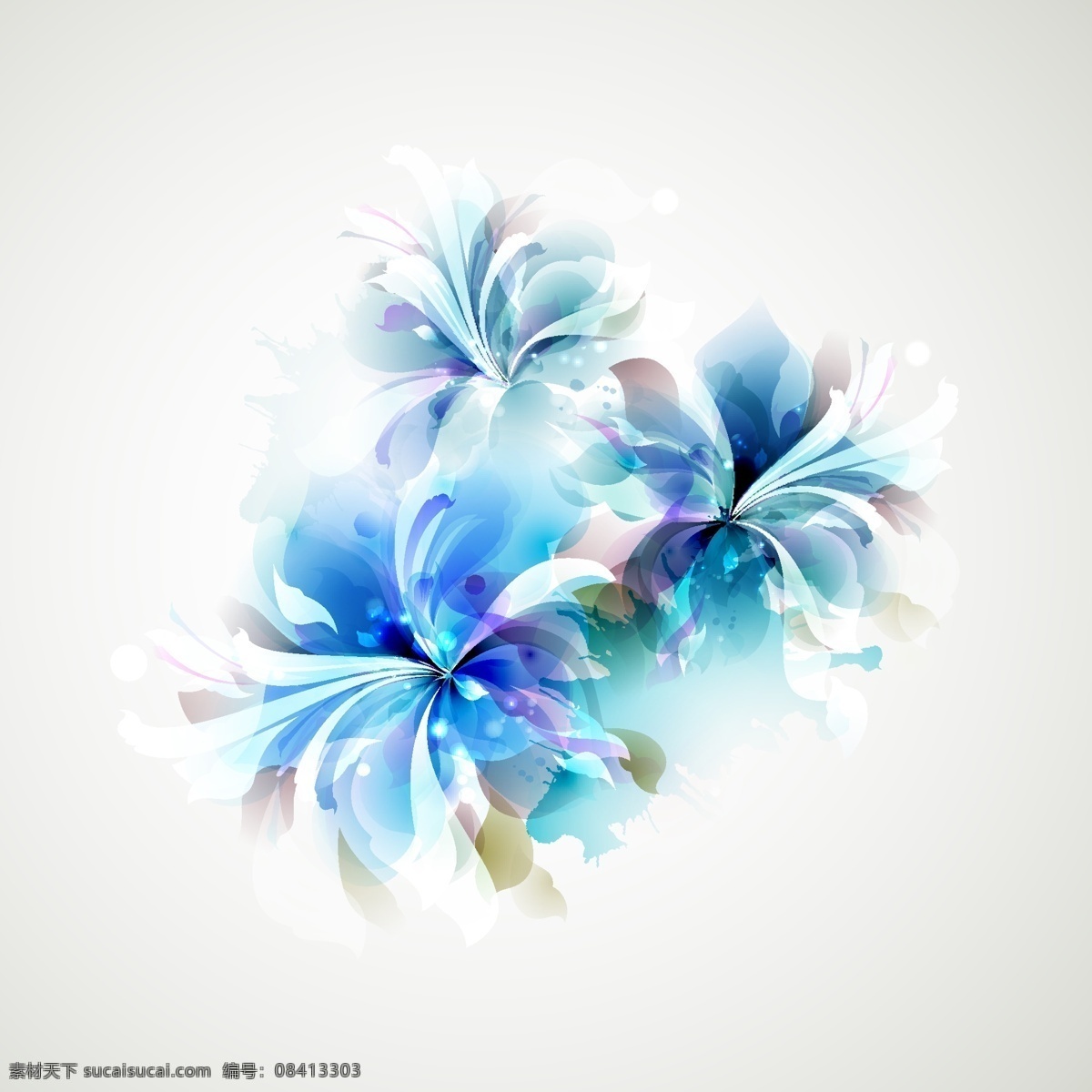 炫彩花朵背景 花朵 鲜花 喷墨 墨迹 背景 底纹 花纹 矢量背景 背景设计 彩色背景 炫彩背景 展板背景 底纹边框 矢量素材 白色