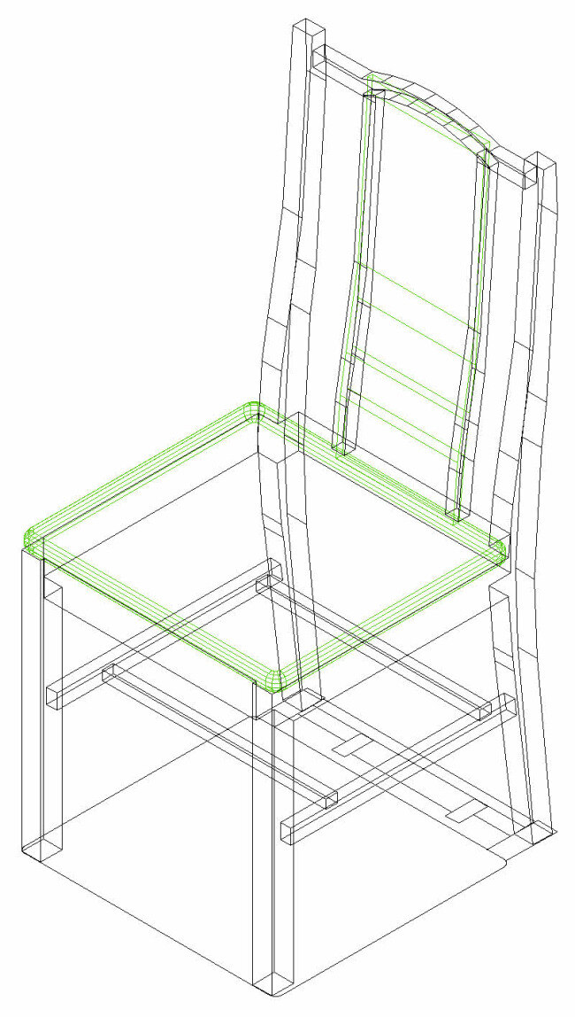 传统 木 椅子 3d cad 模型 三维 室内 装饰 装修 木椅子 矢量 cad素材