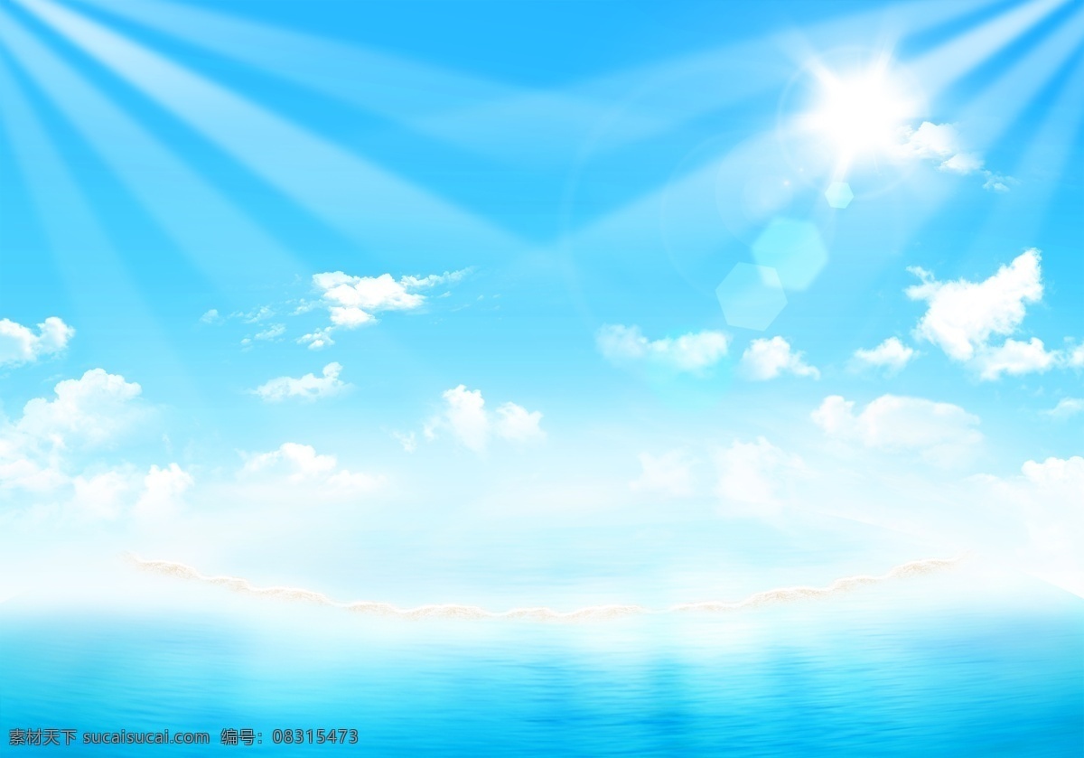 蓝色海面 蓝色海面图片 海面 海洋 蓝色海洋 光芒四射 光芒万丈 天空 大气 大海 海水 光芒 发光 夏季 蓝色背景 发亮 蓝色 星星 夏天 源文件