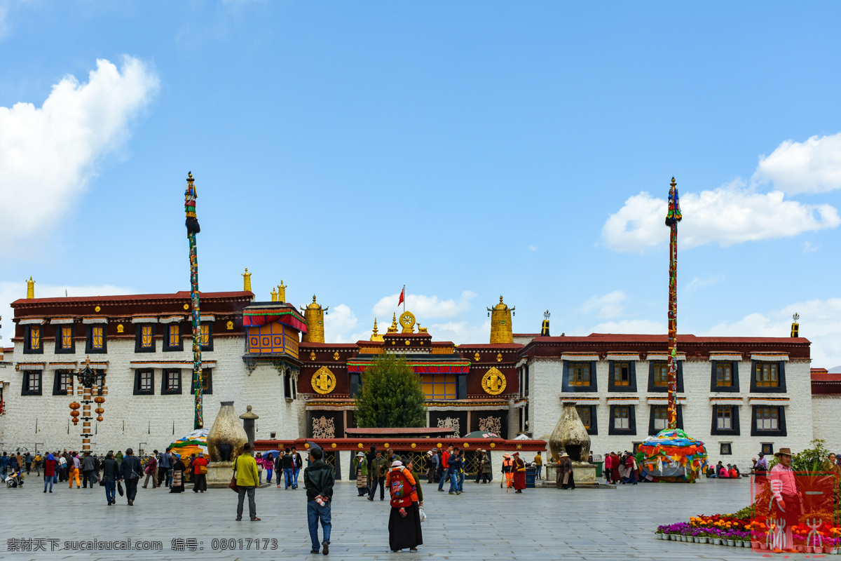 西藏 拉萨 寺庙 藏族 藏族寺庙 大昭寺 大昭寺广场 八角街 八廊街 旅游摄影 国内旅游