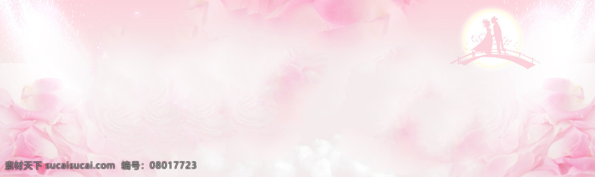 梦幻 粉色 花朵 banner 背景 清新 粉色花朵 花纹