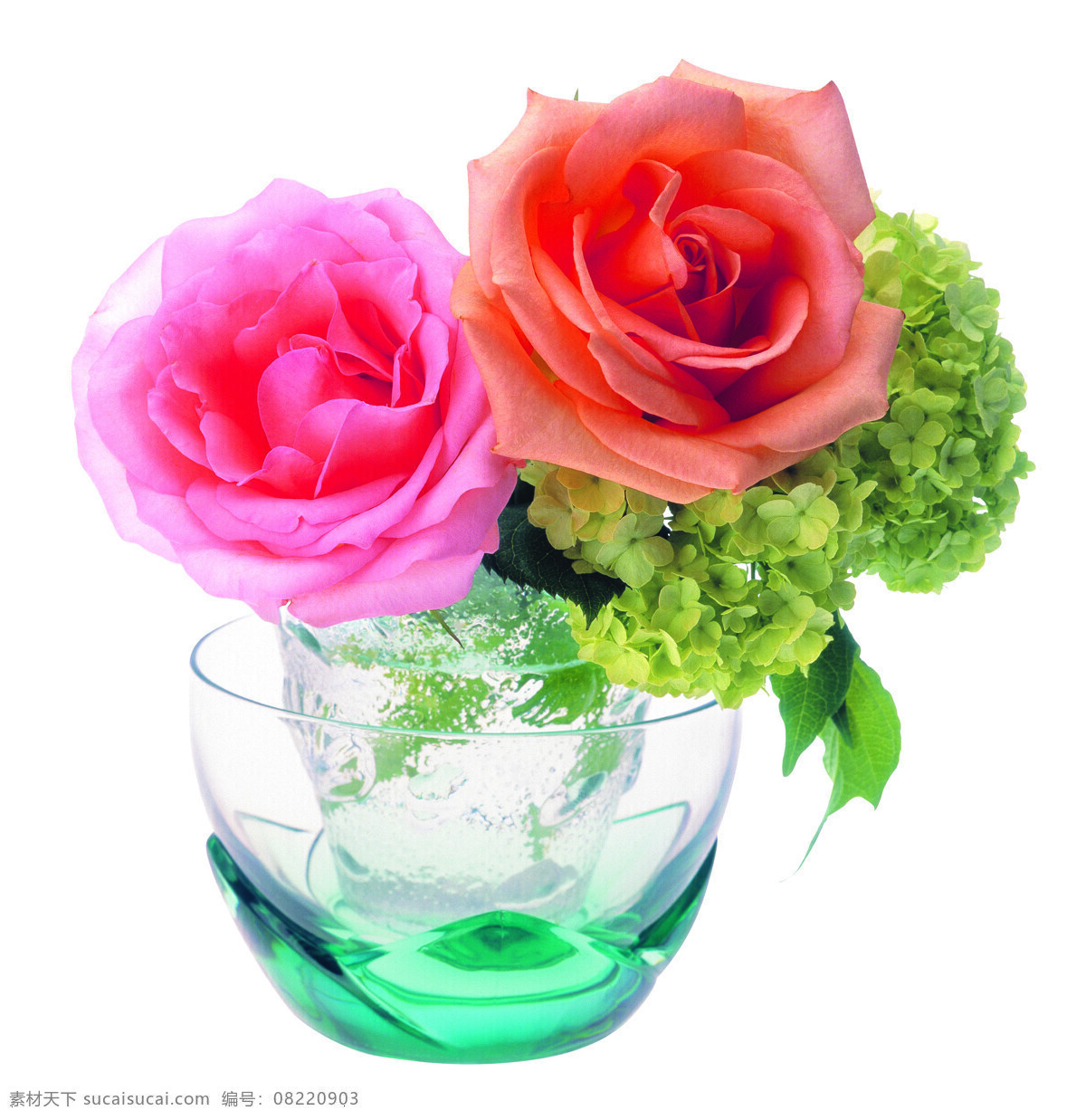 浪漫 玫瑰 红色 鲜花 花瓶 绿叶 水 文化艺术