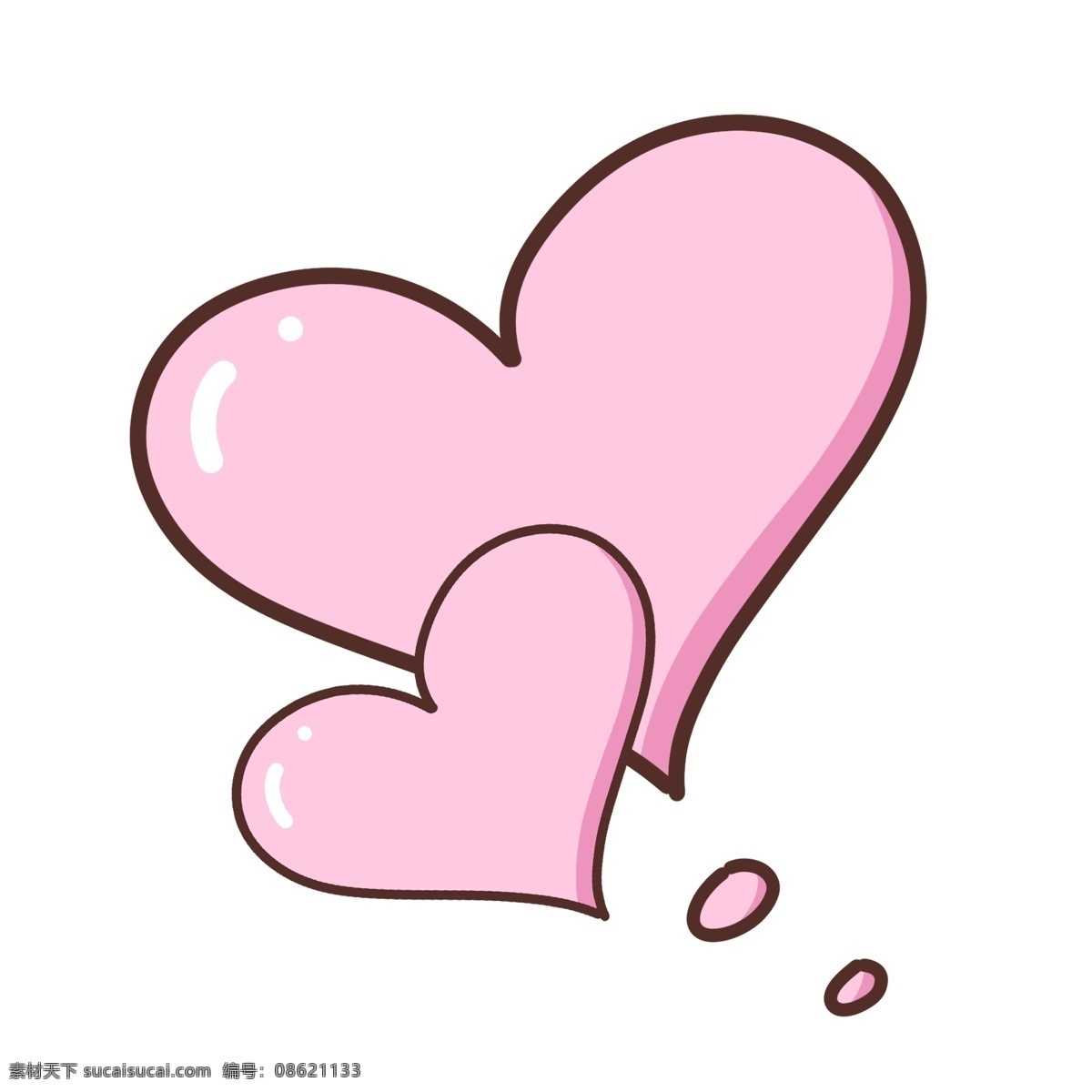 爱心 气泡 对话框 气泡对话框 粉色爱心 粉色 爱心装饰 爱心气泡 聊天气泡