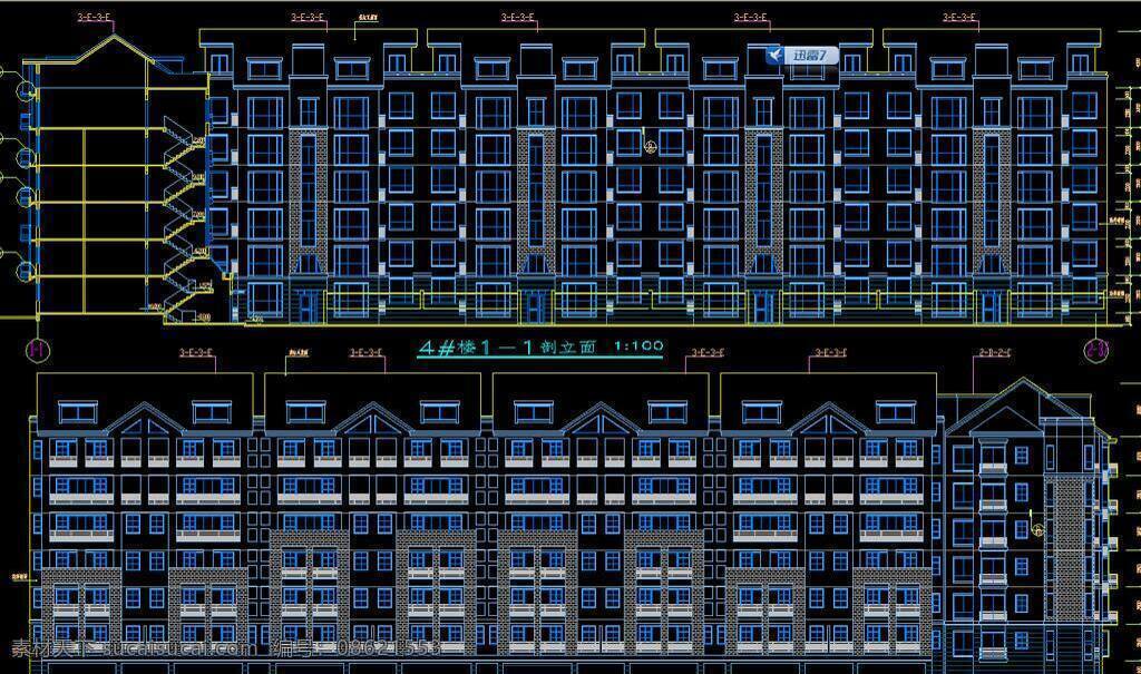 cad 公寓 户型 花园 环境设计 建筑设计 楼层 平面图 施工图 室内设计 四季花城 住宅楼剖立面 dwg 图纸 装修 装饰 住宅楼 宿舍楼 小区 样板房 标准层 标准间 四季 花城 住宅小区 图 源文件 cad素材 室内图纸