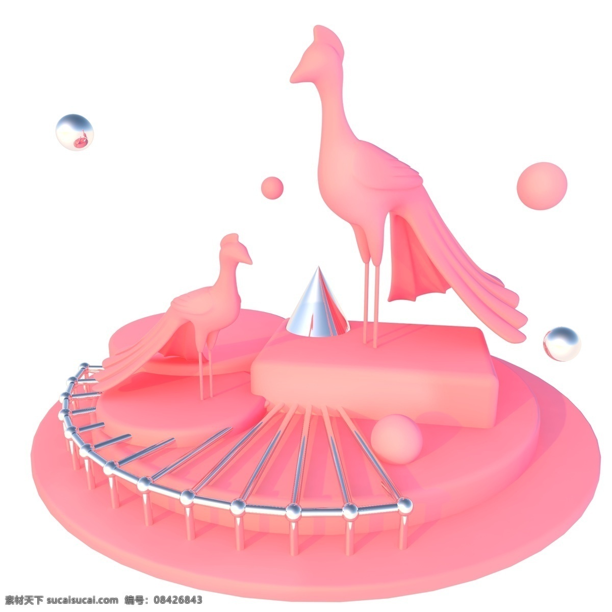 创意鸟展台 创意 鸟 展台 插图