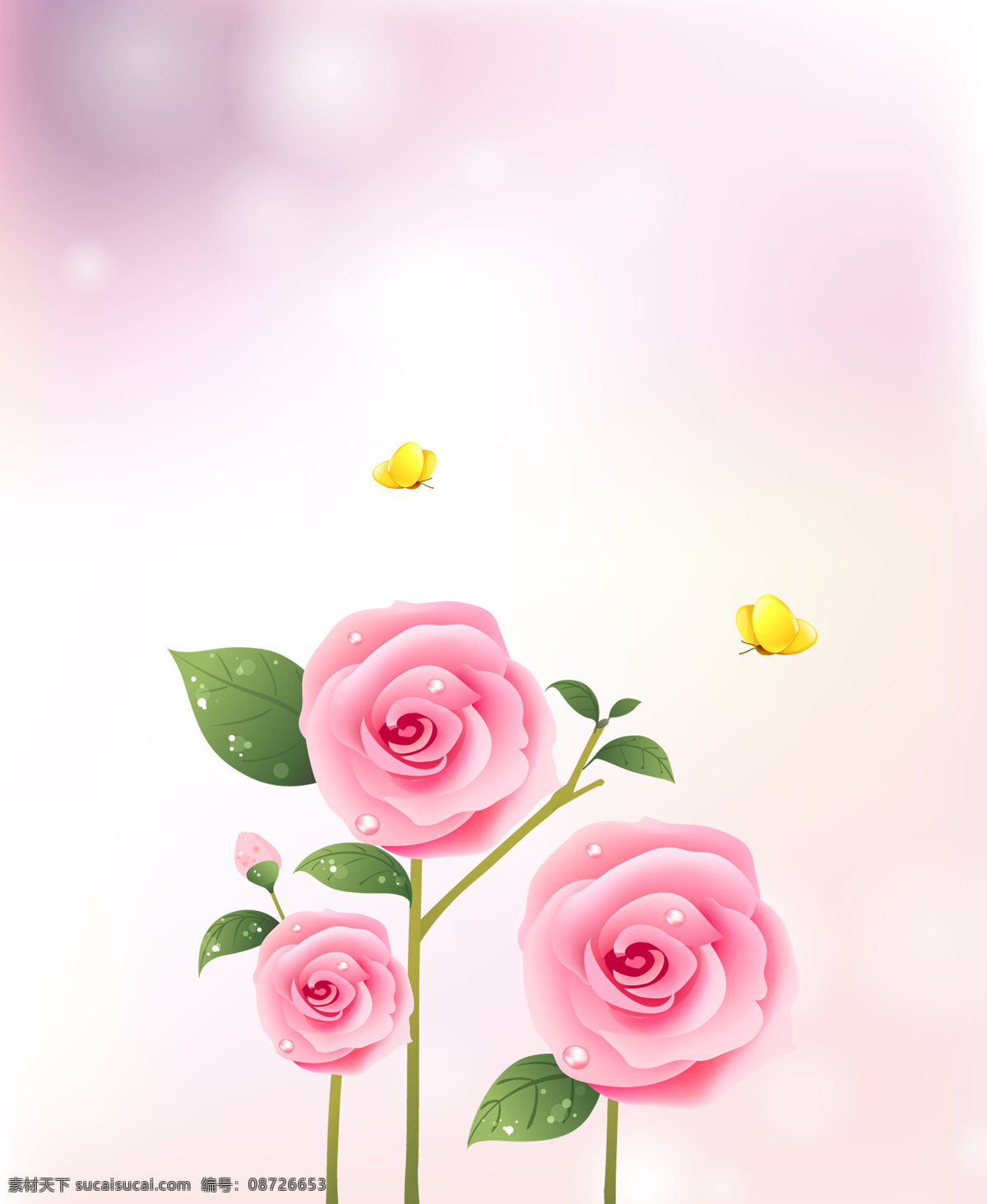 玫瑰 移门 底纹边框 蝴蝶 花朵 玫瑰移门 设计图库 星星 移门图案 装饰素材