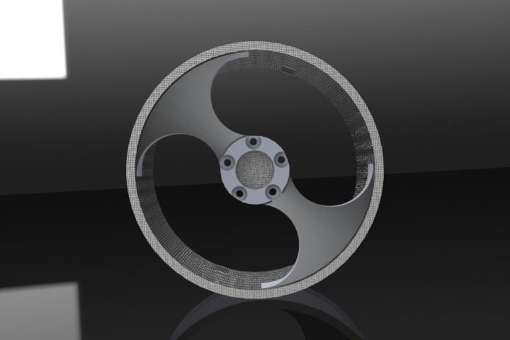 斧 solidworks 车轮 轮辋 sldprt 黑色