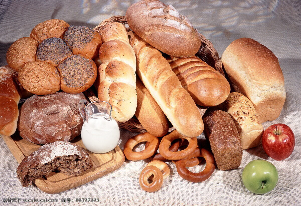 各种面包 面包 发酵面包 干面包 手撕面包 面食 甜品 甜点 糕点 美食 早餐 烤面包 现烤面包 吐司面包 肉松面包 餐饮美食 西餐美食