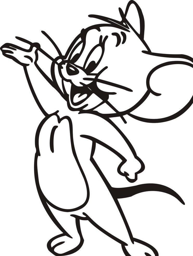 猫和老鼠 杰瑞 矢量图 老鼠 汤姆和杰瑞 卡通 动漫动画 动漫人物